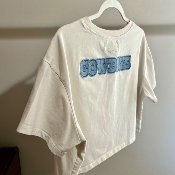 NFL Dallas Cowboys Varsity Blues Woman’s Boxy Tee - Picture 3 of 6